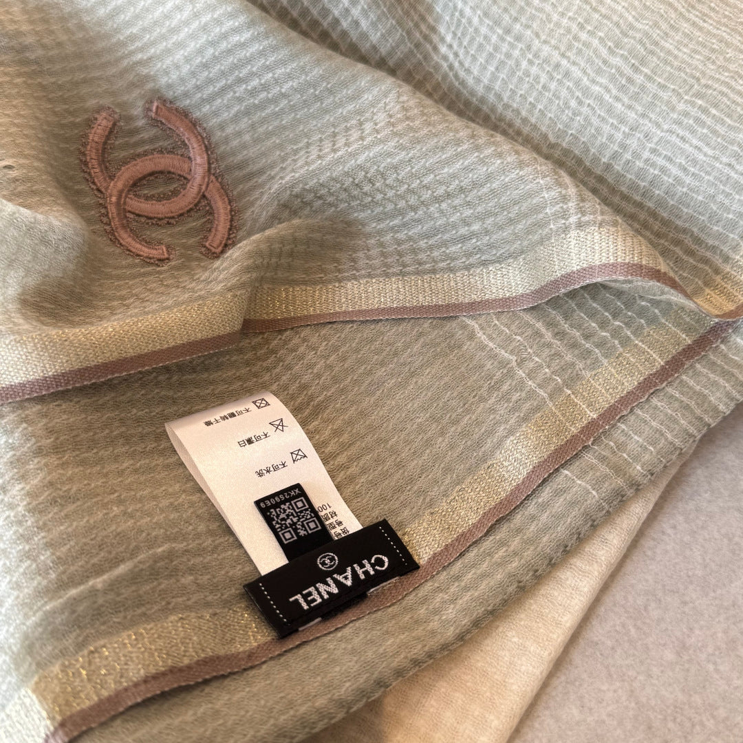 CHANEL 25S SCARF 200 CM IN CASHMERE 942959