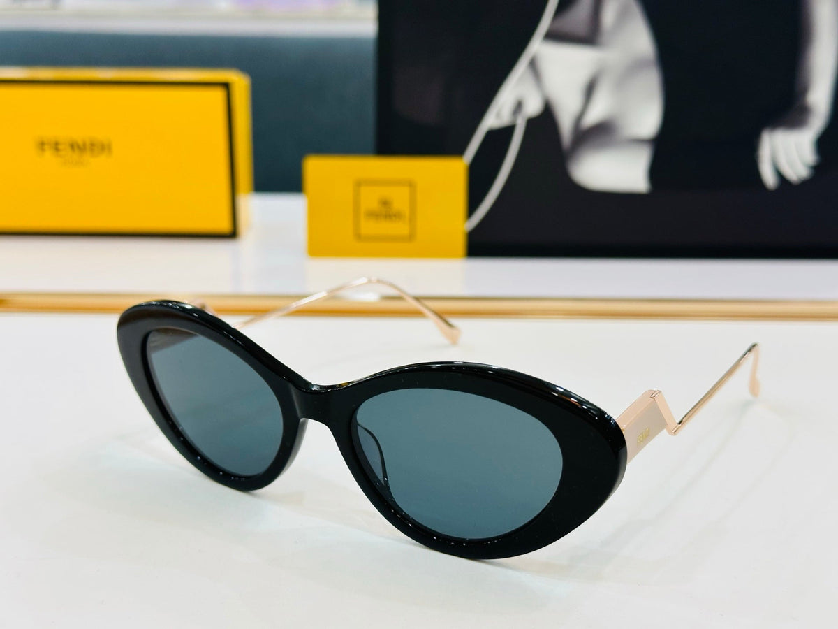 FENDI FF DIAMONDS CAT EYE FRAME SUNGLASSES E3019 IN ACETATE