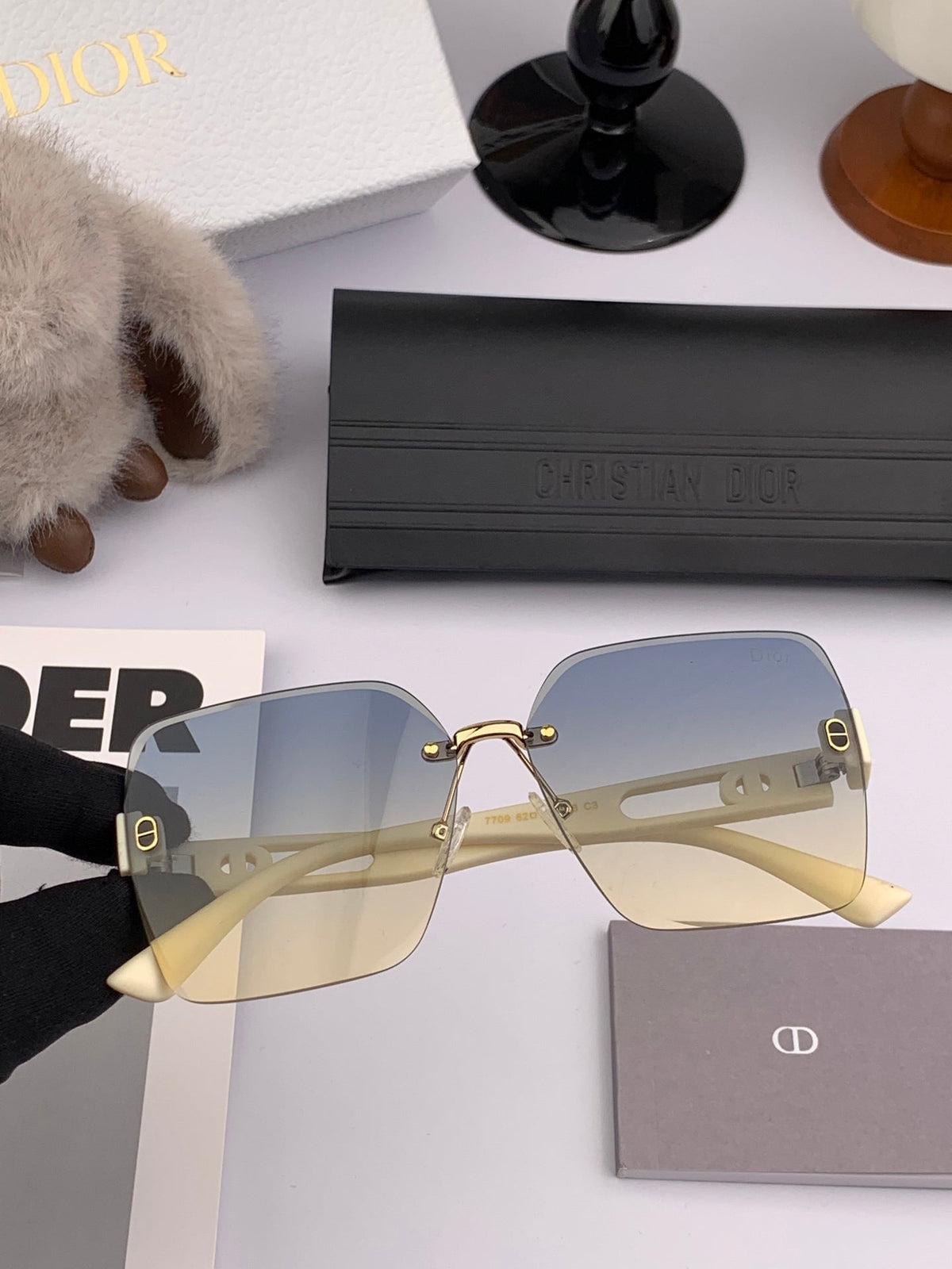 DIOR SIGNATURE SUNGLASSES CD9770 IN ACETATE