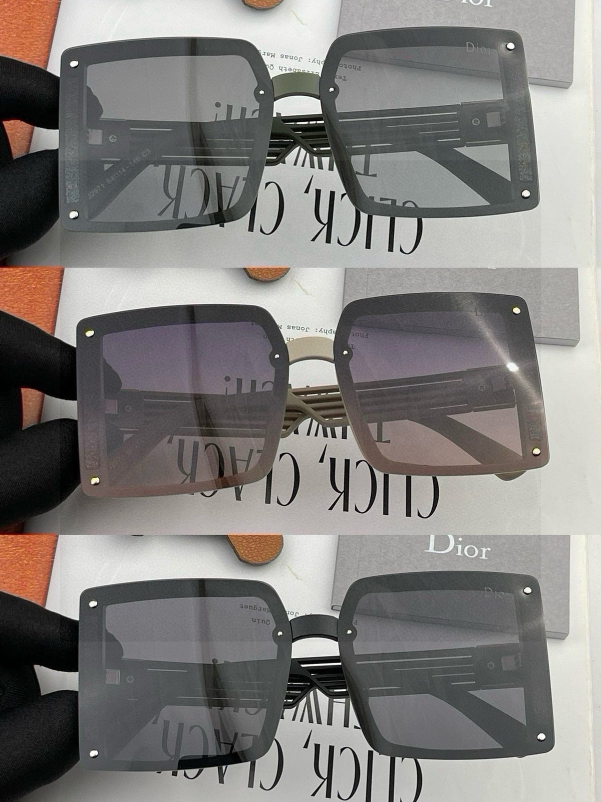 DIOR MONTAIGNE SUNGLASSES D1297 IN ACETATE