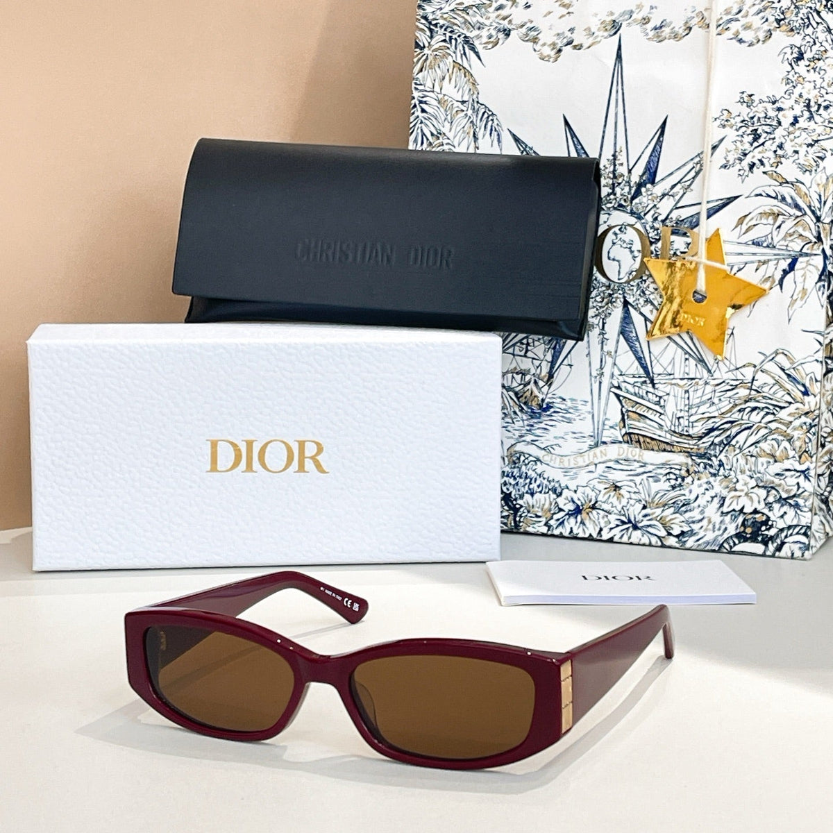 DIOR MONTAIGNE SUNGLASSES GLOW S1I IN ACETATE