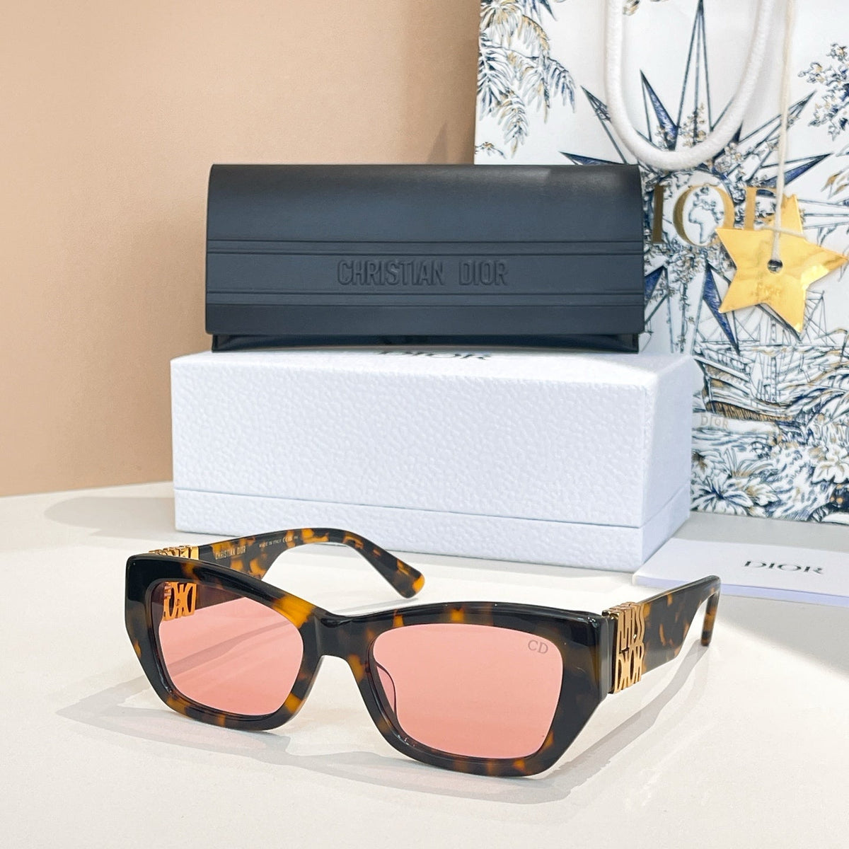 DIOR MONTAIGNE SUNGLASSES MISSS1F 581621 IN ACETATE