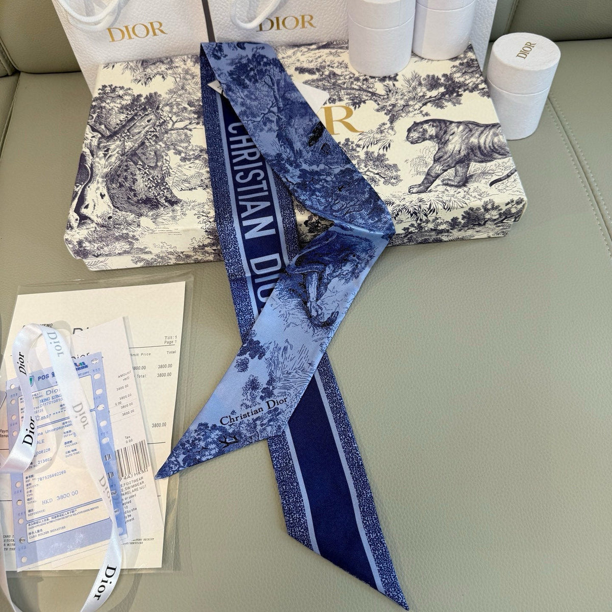 DIOR TWILLY 100 CM IN SILK 714365