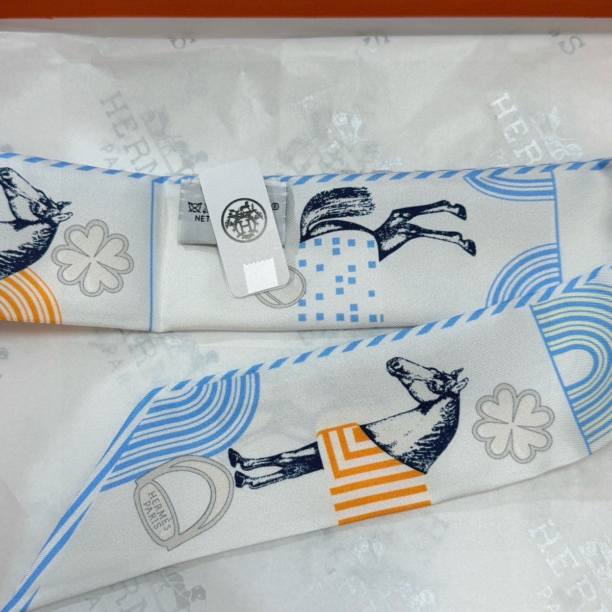 HERMES HERMES 25S SCARF TWILLY 86 IN SILK 987342