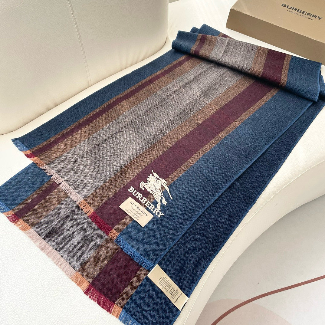 BURBERRY BBR SCARF 180 CM IN CASHMERE 524357