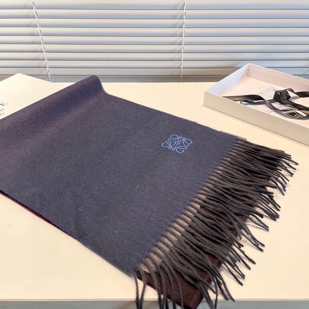 LOEWE SCARF 190 CM IN COLORFUL CASHMERE 413851