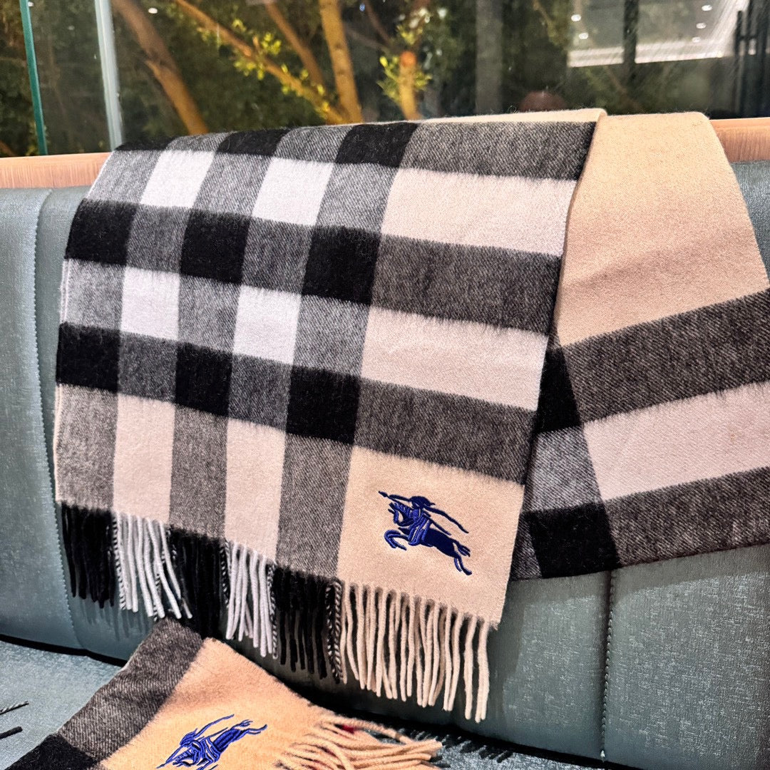 BURBERRY SCARF 180 CM IN COLORFUL CASHMERE 410340