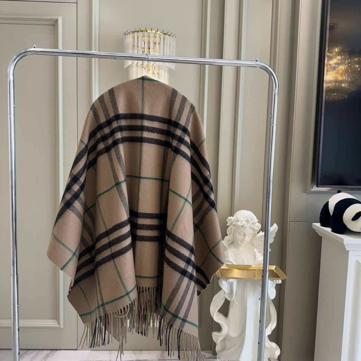 BURBERRY 25S PLAID KNITTED SCARF 153