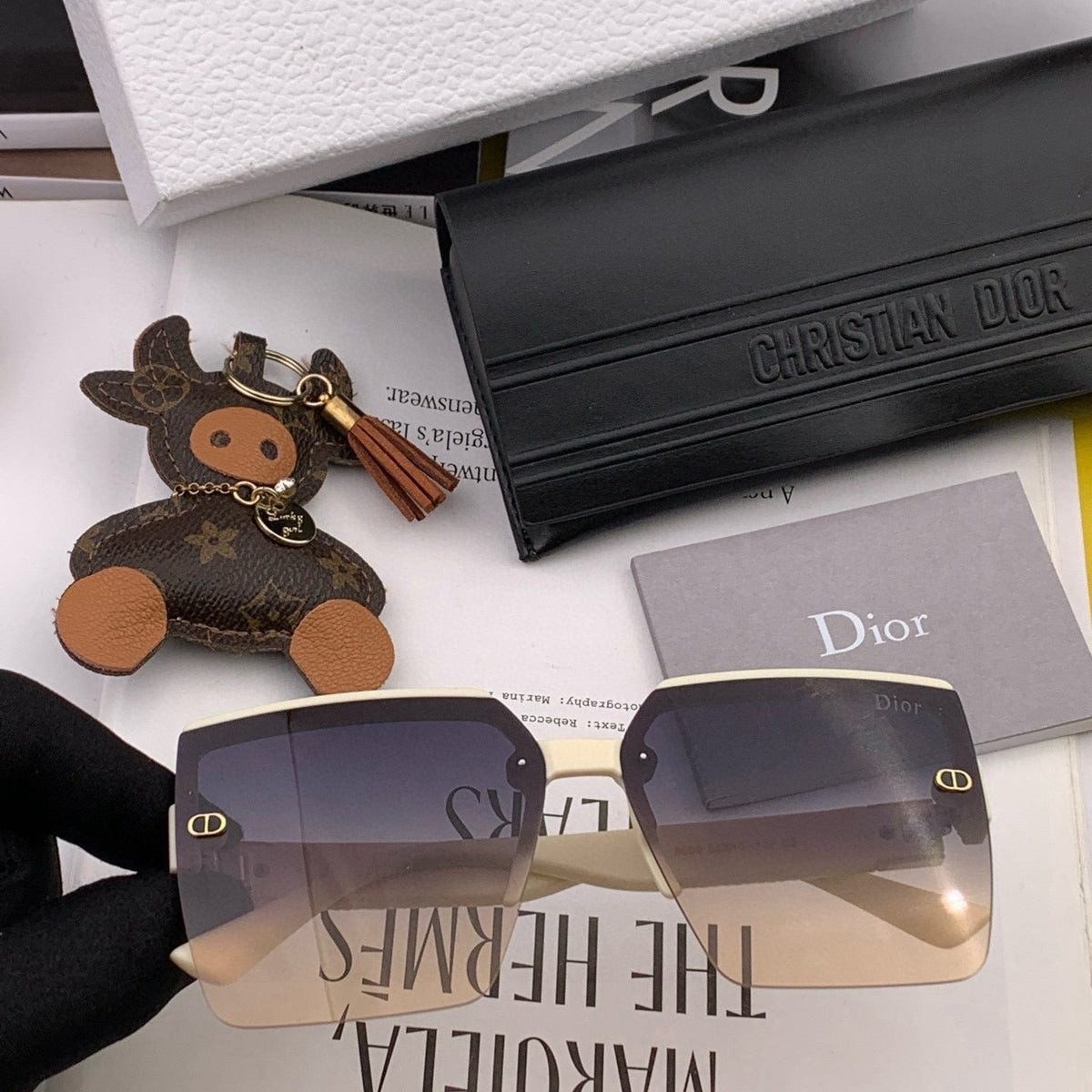 DIOR MONTAIGNE SUNGLASSES D9805 IN ACETATE
