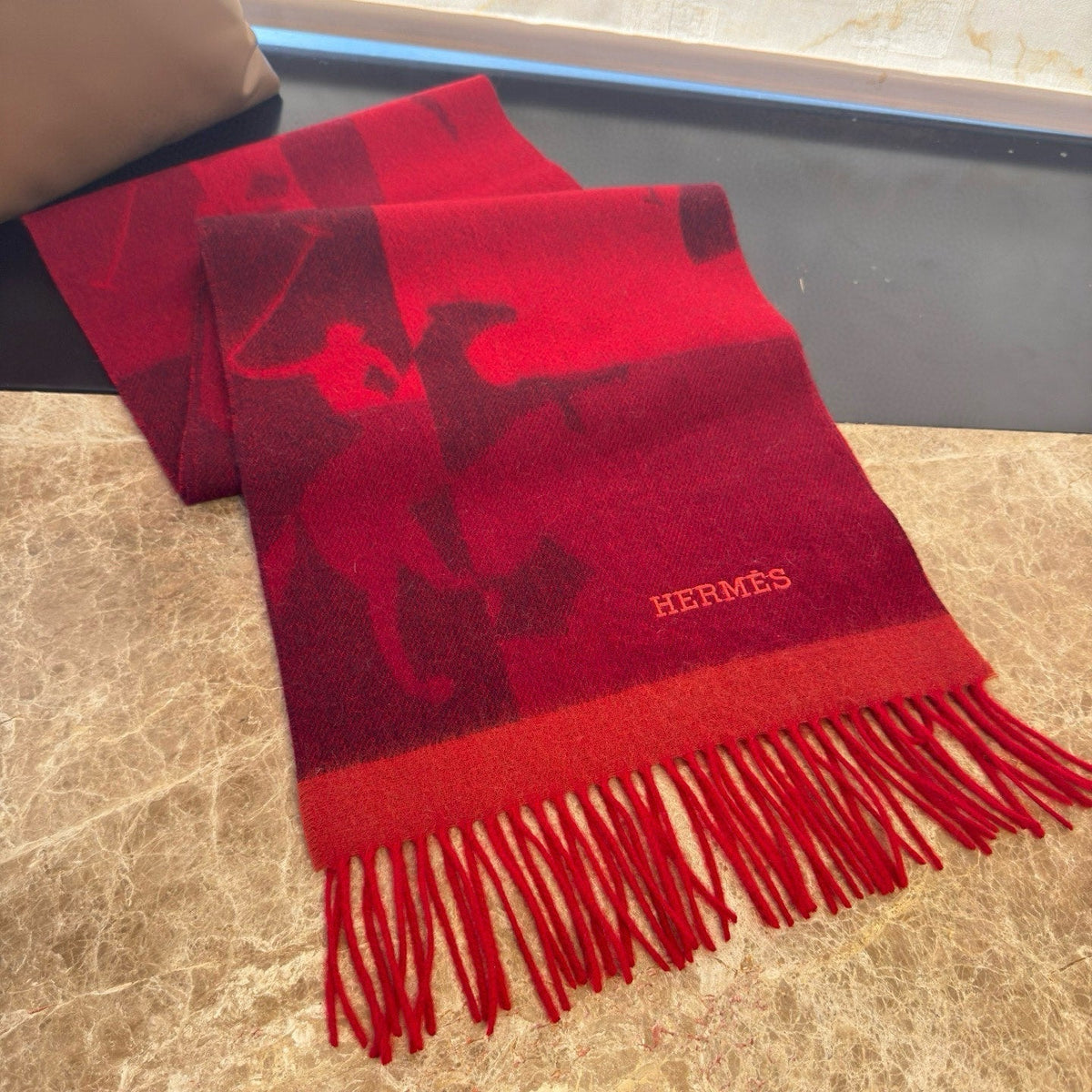 HERMES HERMES 25S SCARF 170 IN CASERE 854665