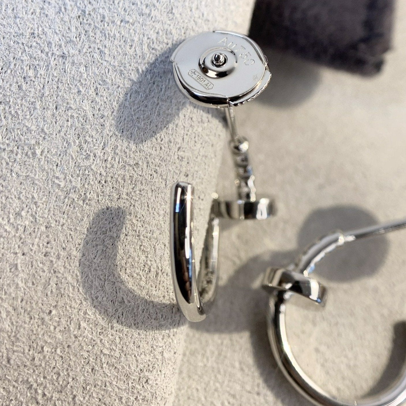 CARTIER JUSTE EARRINGS SILVER