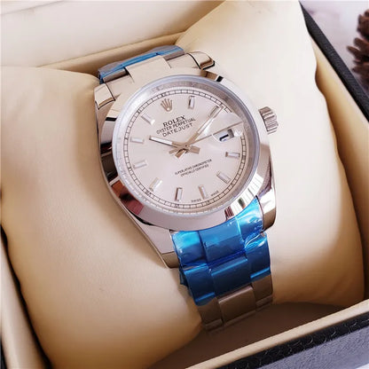 steel Rolex Datejust Silver Dial - Hình 3
