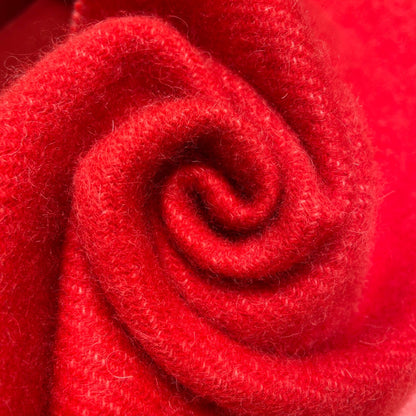 LOEWE SCARF 180 CM IN CHERRY RED WOOL 409999