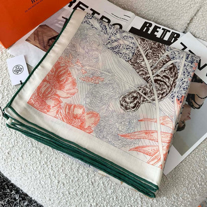 HERMES SCARF 135 CM COLORFUL 393105