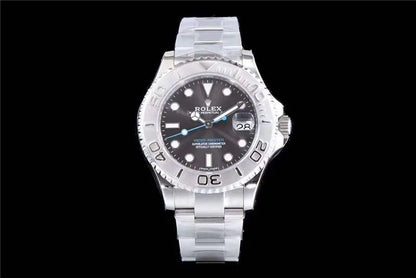 Rolex Yacht-Master Steel Black Dial - Hình 4