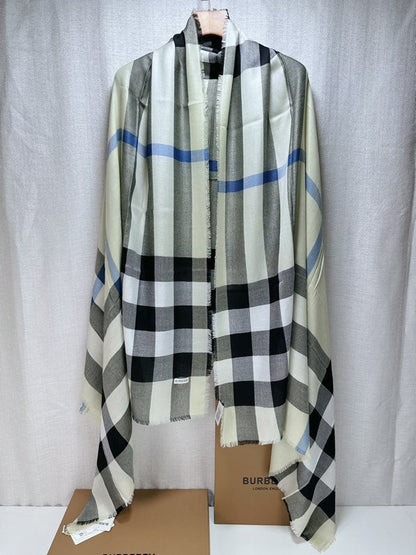 BURBERRY BBR SCARF 200 CM IN CASHMERE 740382