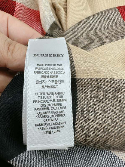 BURBERRY BBR SCARF 200 CM IN CASHMERE 740384