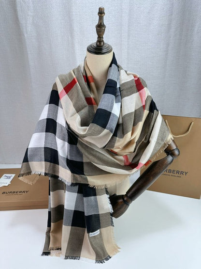 BURBERRY BBR SCARF 200 CM IN CASHMERE 740384