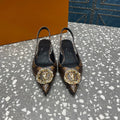 LOUIS VUITTON LV MET SLINGBACK BALLERINA MONOGRAM