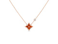 LOUIS VUITTON STAR NECKLACE PINK GOLD 1 DIAMOND