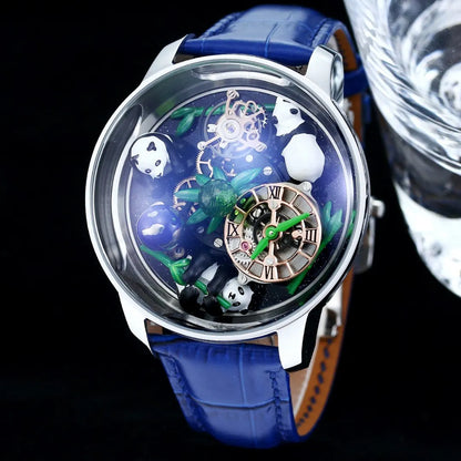 Konhon Panda Rose Gold Watch - Hình 11