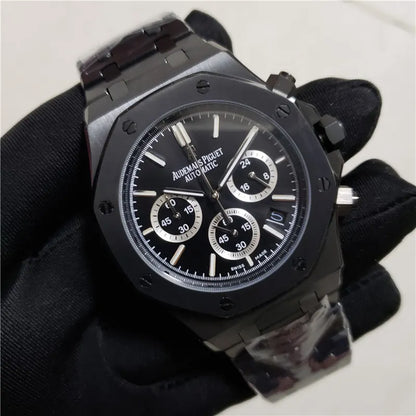 Audemars Piguet Black Steel Chronograph - Hình 6