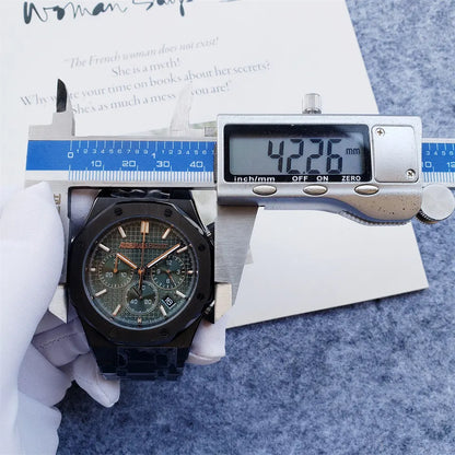 AP Black Ceramic Green Chronograph - Hình 2