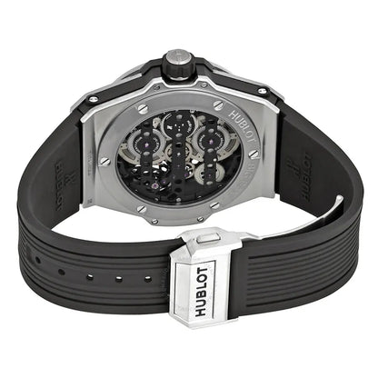 Hublot Titanium Skeleton Rubber Watch - Hình 3