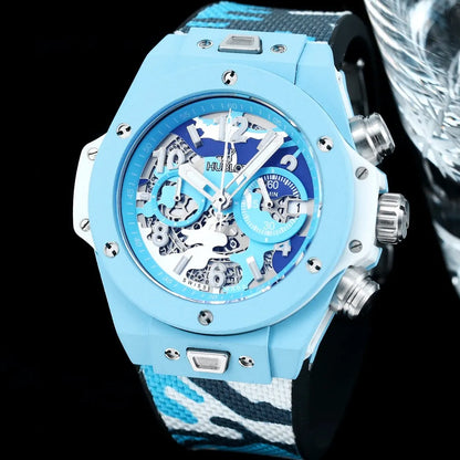 Hublot Blue Ceramic Camo - Hình 3