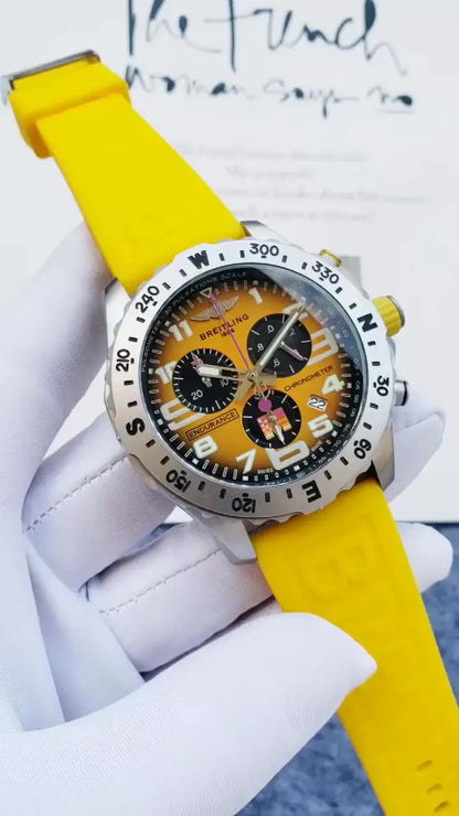Breitling Yellow Chronometer