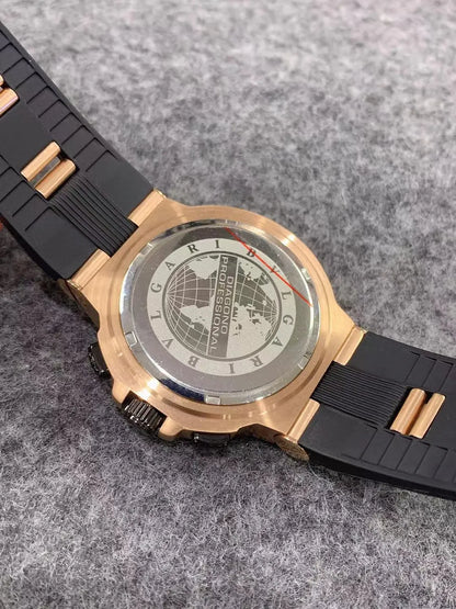 Bvlgari Octo Rose Gold Chronograph - Hình 3