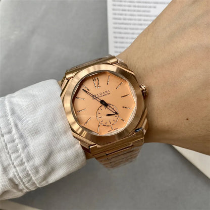 Bulgari Rose Gold Salmon Dial - Hình 2