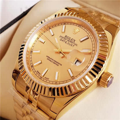 Rolex Gold Fluted Bezel - Hình 4