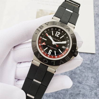 Bvlgari Aluminium GMT Black Dial - Hình 5