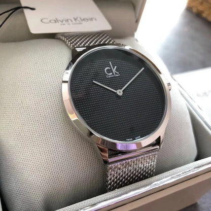 Calvin Klein Silver Mesh Watch