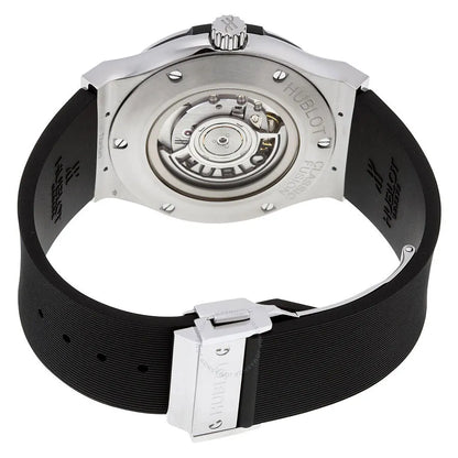 Hublot Black Dial Rubber Strap - Hình 3