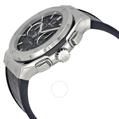 Hublot Skeleton Black Leather - Hình 2