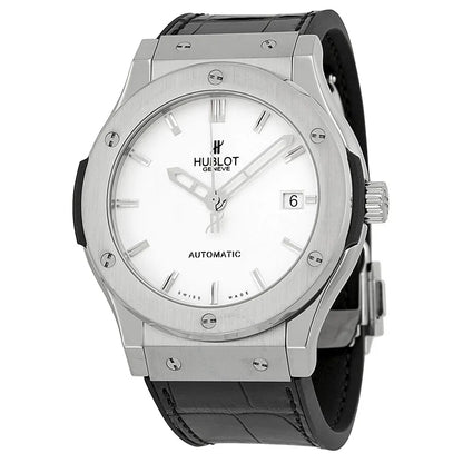 Hublot White Dial Alligator