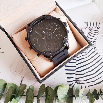 Diesel All Black Chronograph - Hình 10