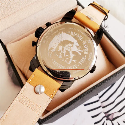 Diesel Orange Dial Watch - Hình 4