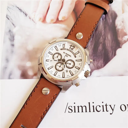Diesel White Dial Chronograph - Hình 3