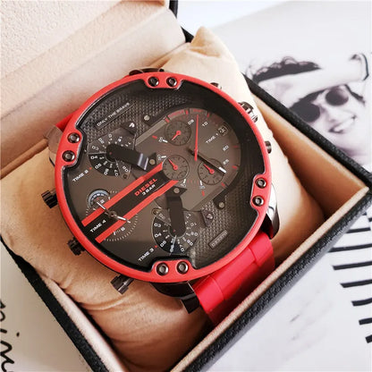 Diesel Red Chronograph Watch - Hình 2