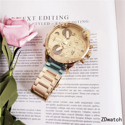 Diesel DZ7399 Gold Chronograph - Hình 2