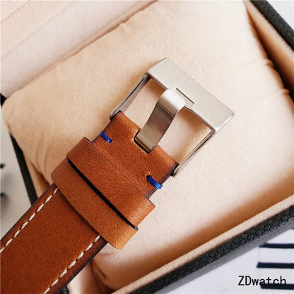 Diesel Tan Leather Watch - Hình 4