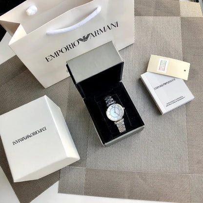 Armani Mother of Pearl Watch - Hình 4