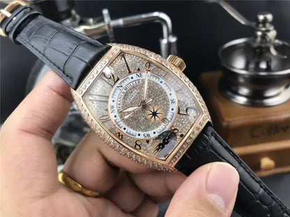 rose Franck Muller Diamond Watch - Hình 2