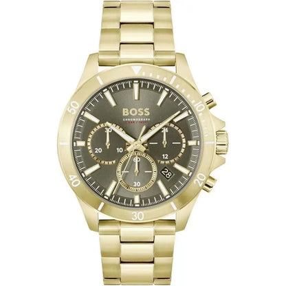 BOSS Gold Chronograph Watch