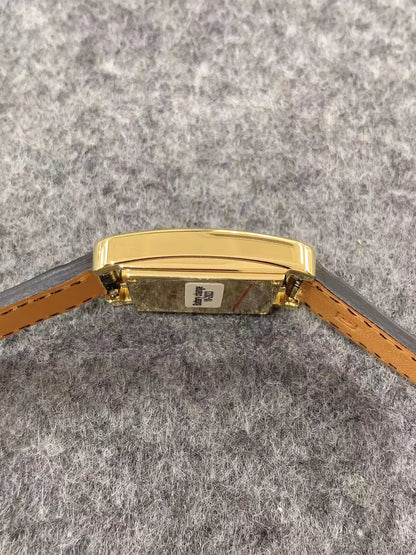 Hermès Gold Rectangular Watch - Hình 4