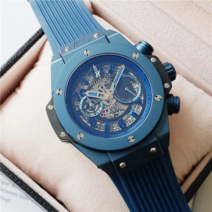 Hublot Big Bang Blue Skeleton - Hình 5