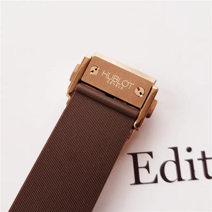 Hublot Brown Dial Diamond - Hình 3